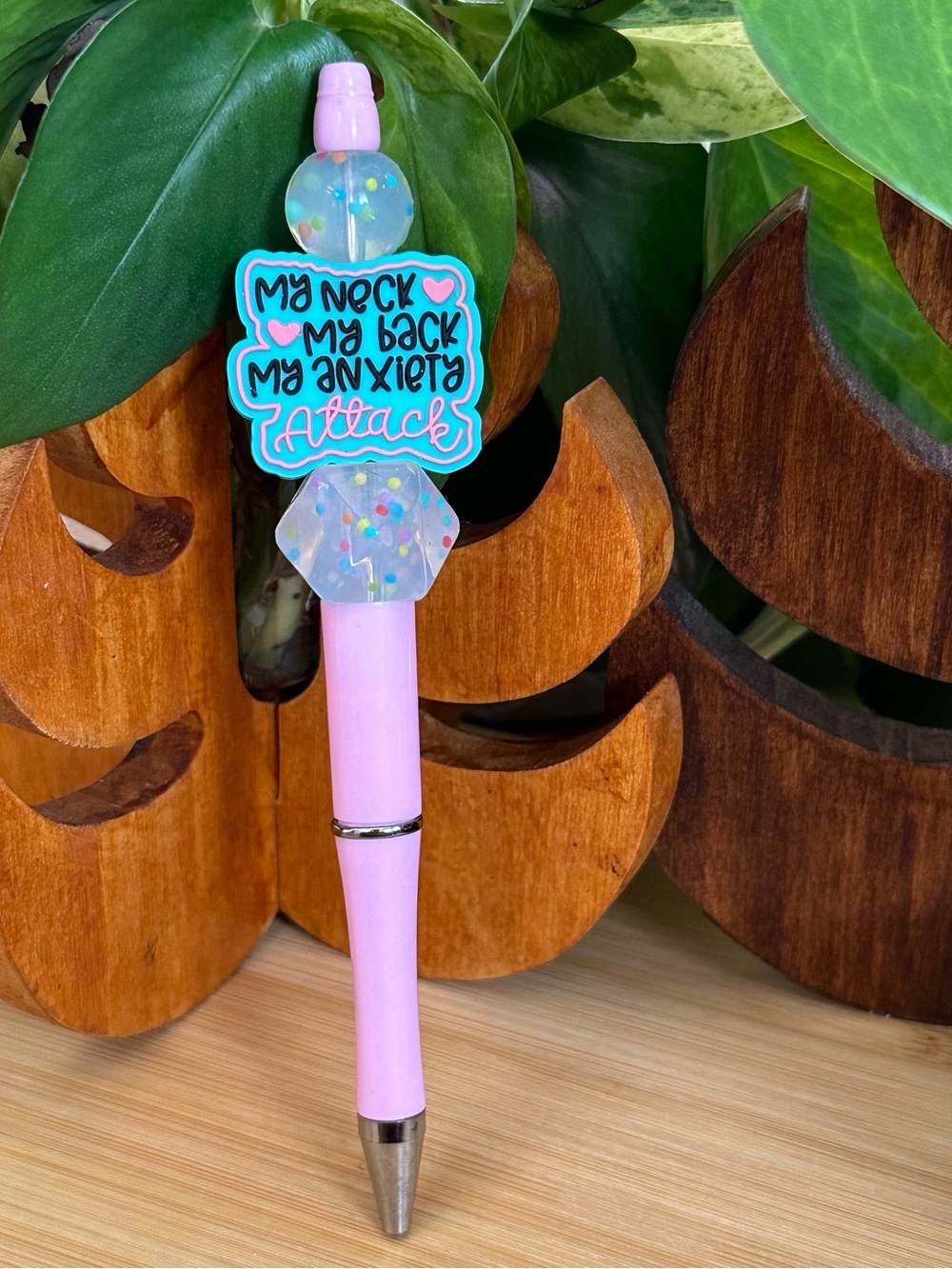 ✨ Handmade Beaded Pen Silicone Pen | Stylish Everyday Writing + Refill✨